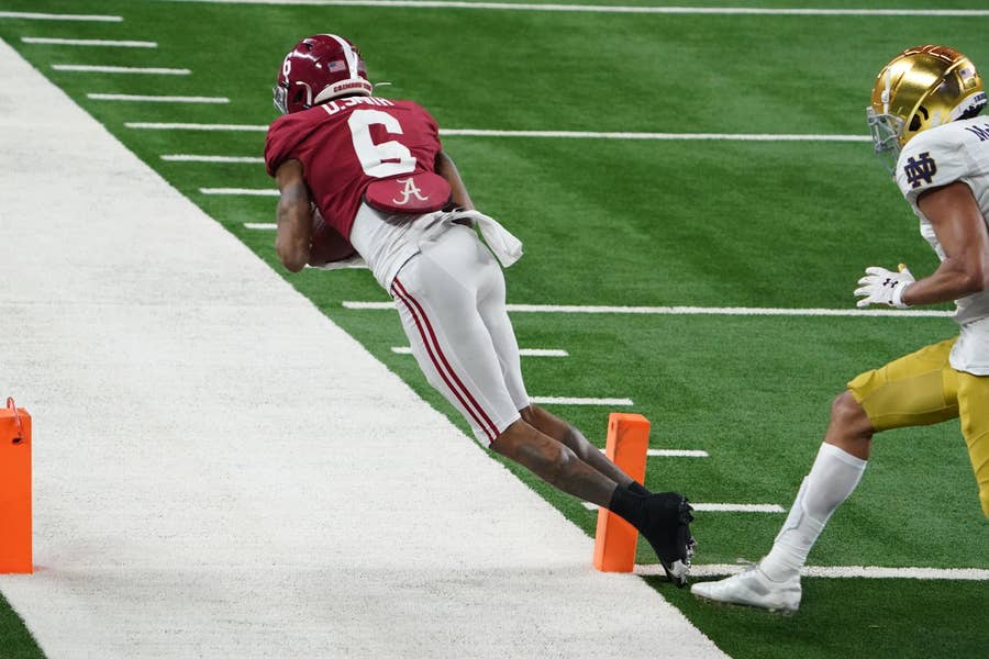 NFL draft: Alabama WR DeVonta Smith is lean, but the tape is loaded