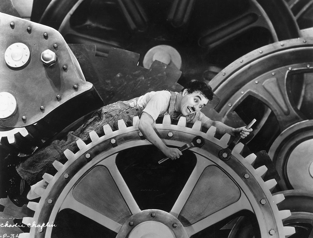 Charlie Chaplin in Modern Times