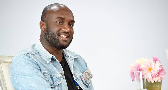 Virgil Abloh speaking at Vogue&#x27;s Forces of Fashion Conference