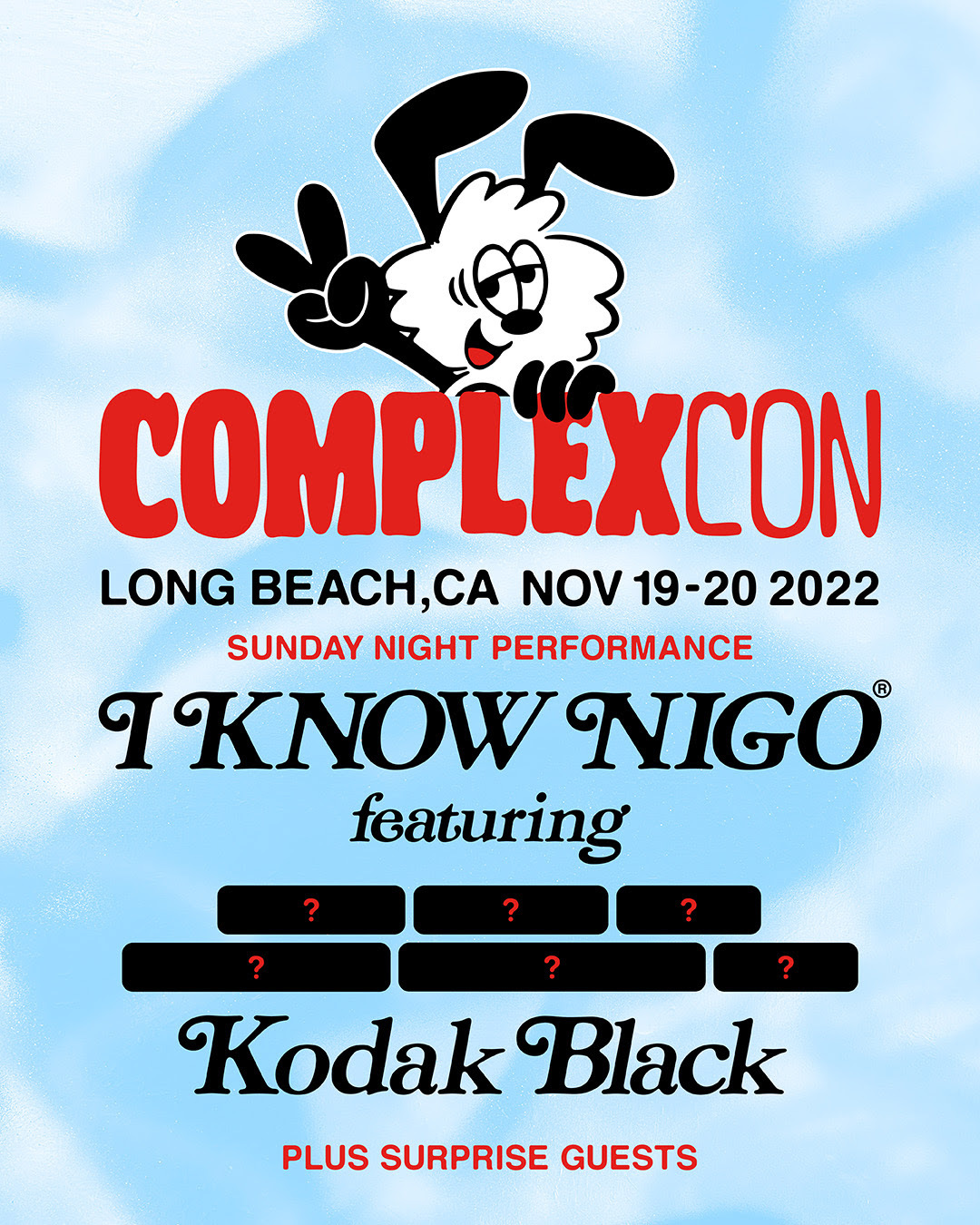 A flyer is shown for a ComplexCon 2022 event