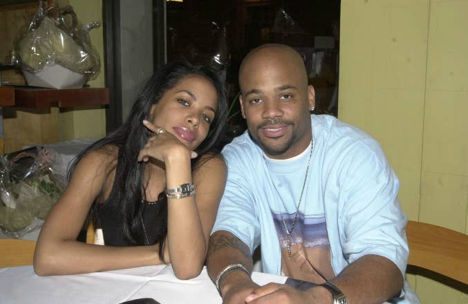 Aaliyah &amp; Boyfriend Damon Dash (CEO of Roc A Fella Records)