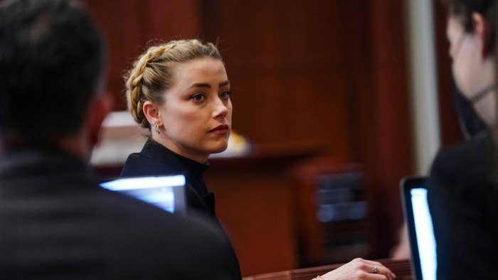 US actress Amber Heard in Depp vs Heard defamation trial