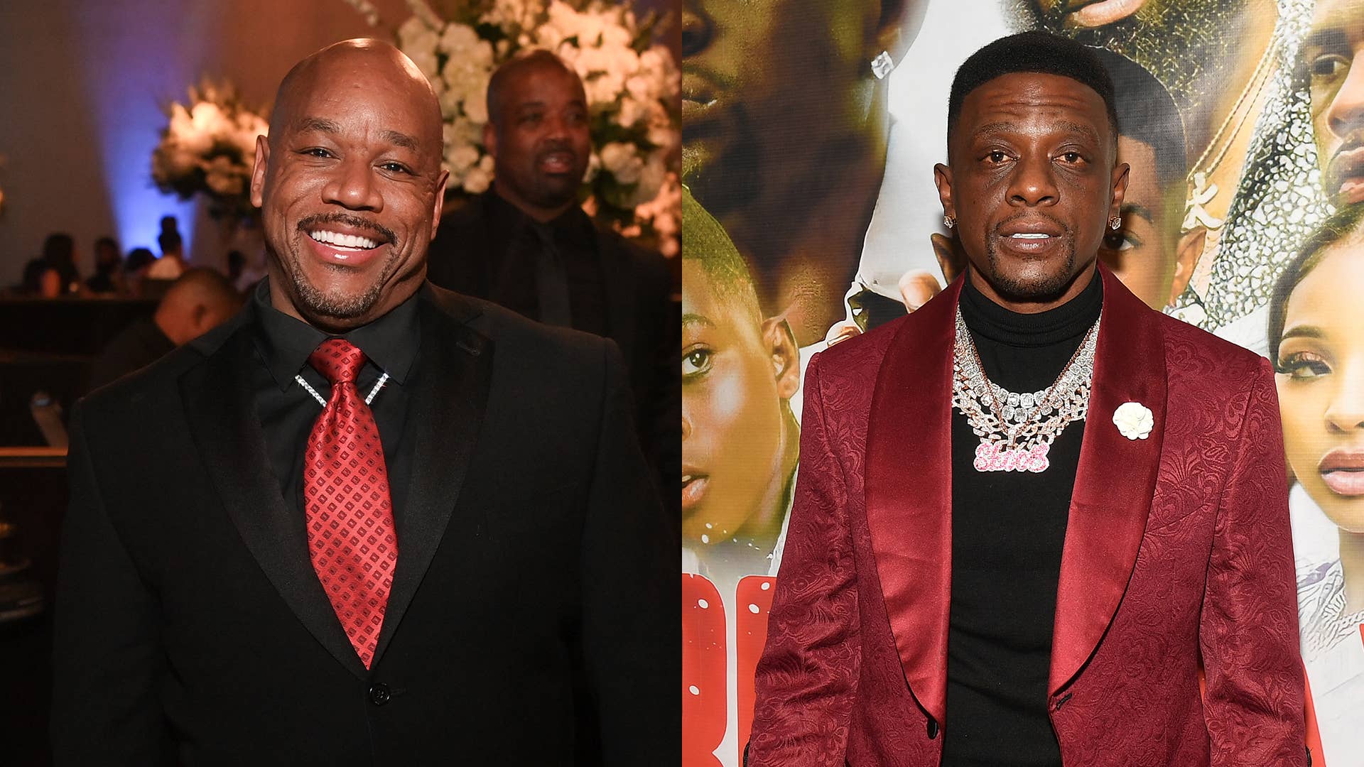 Wack 100 attends the 2nd annual Hollywood Unlocked Impact Awards, Boosie attends the Atlanta red carpet premiere of "Where's MJ?"