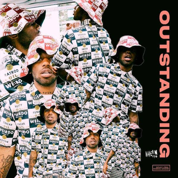 Cover art for MadeinTYO song &quot;Outstanding&quot;