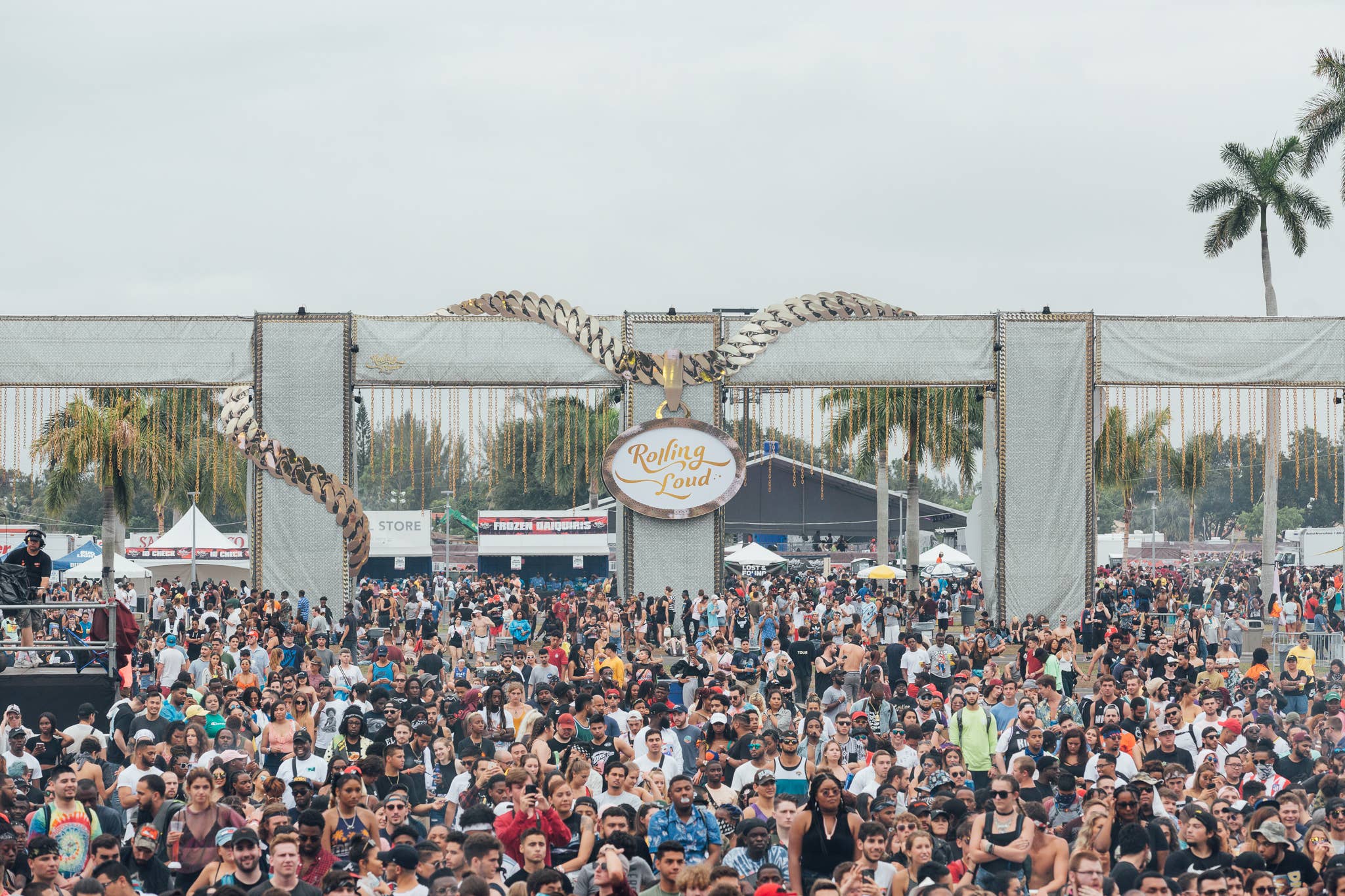 This is a photo of the crowd at Rolling Loud.