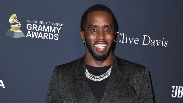 Sean &quot;Diddy&quot; Combs arrives at the Pre-GRAMMY Gala and GRAMMY Salute