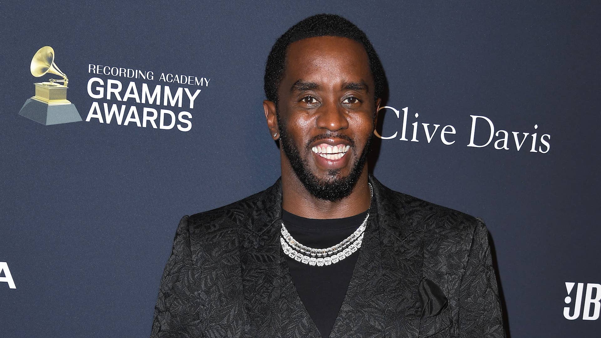 Sean "Diddy" Combs arrives at the Pre-GRAMMY Gala and GRAMMY Salute
