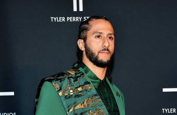 Colin Kaepernick attends Tyler Perry Studios grand opening gala