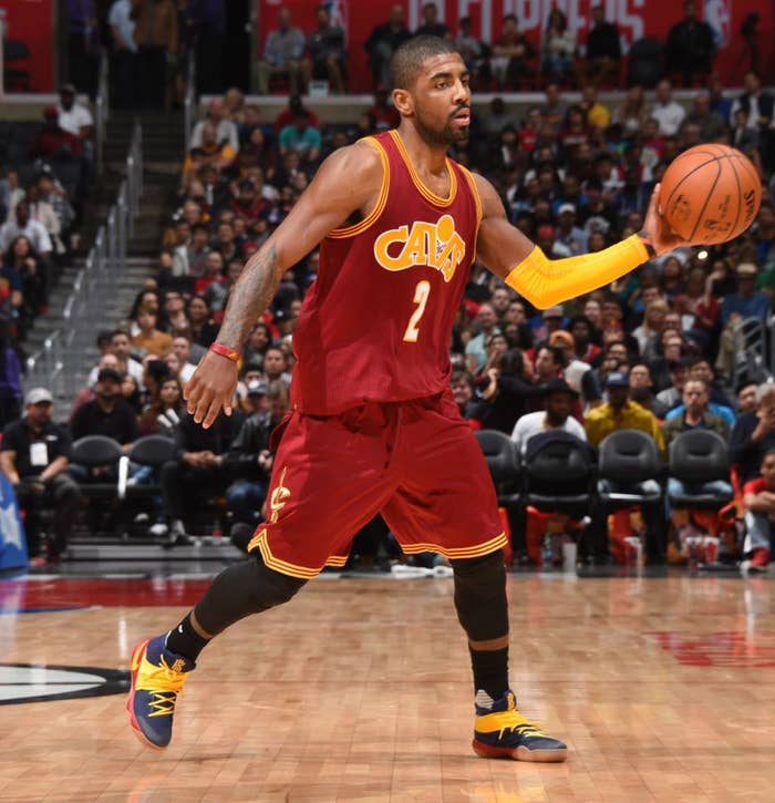 Kyrie Irving Wearing the &quot;Ky reer High&quot; Nike Kyrie 2