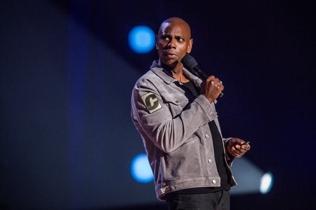 Dave Chappelle during Netflix special &#x27;Equanimity&#x27;