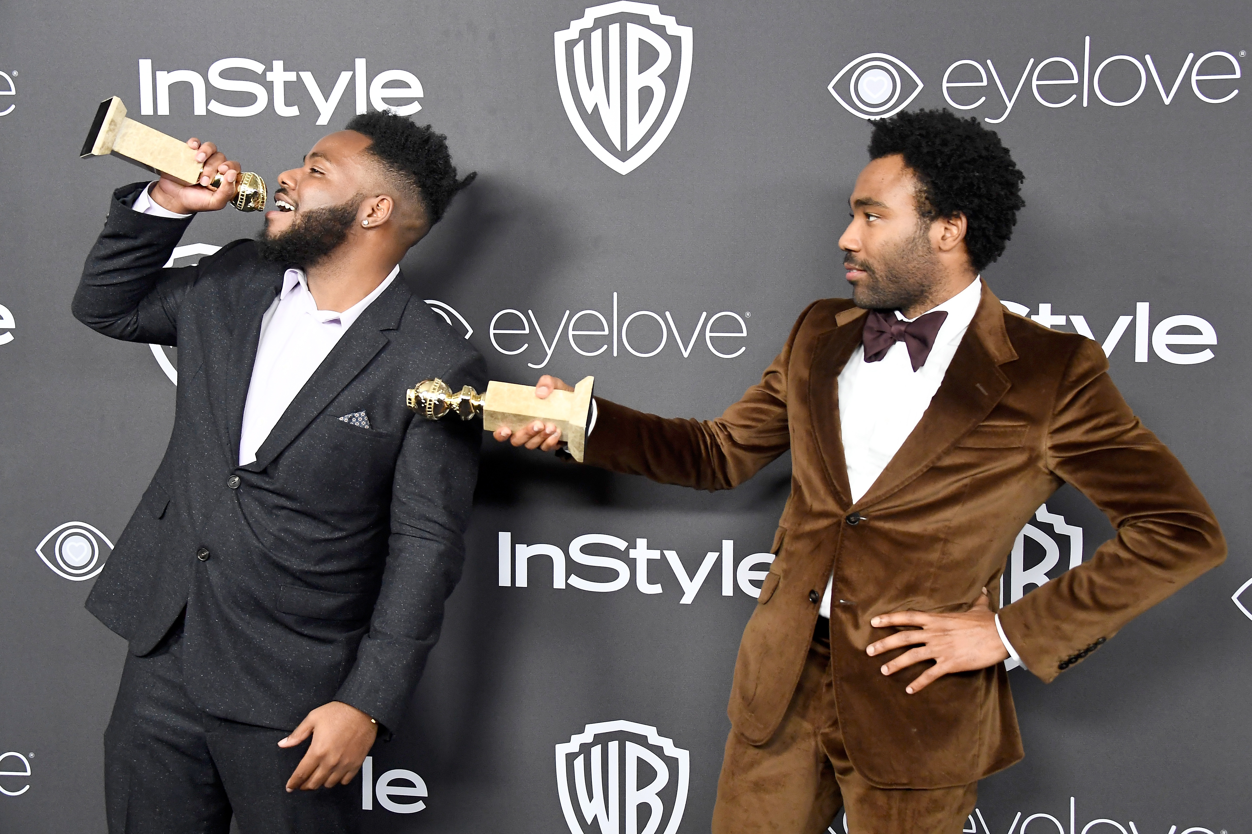 Stephen Glover and Donald Glover attend the 18th Annual Post Golden Globes Party