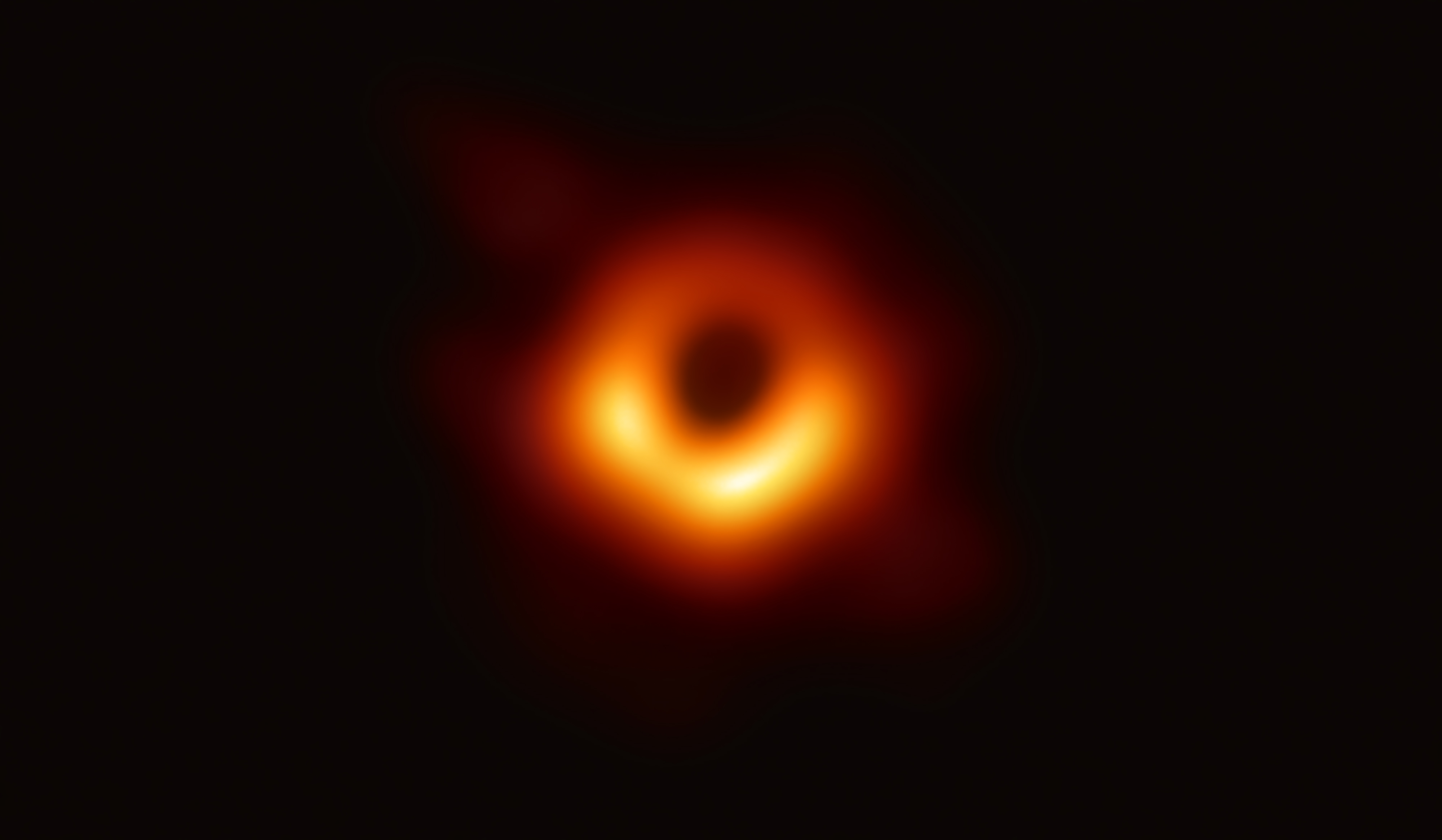 a black hole at the center of galaxy M87