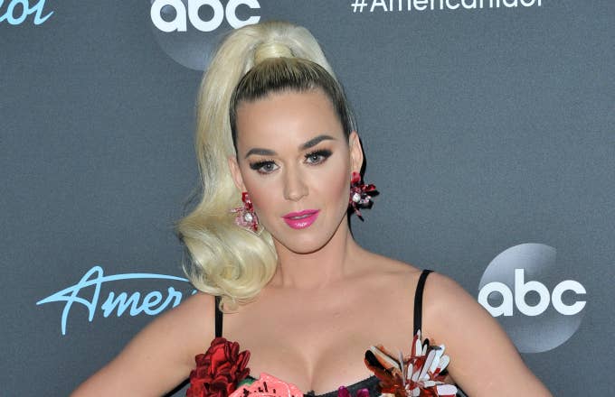 Katy Perry arrives at ABC&#x27;s &quot;American Idol&quot; live show