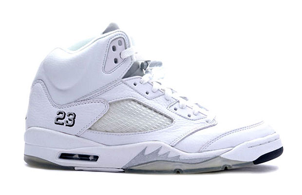 Air jordan best sale v white