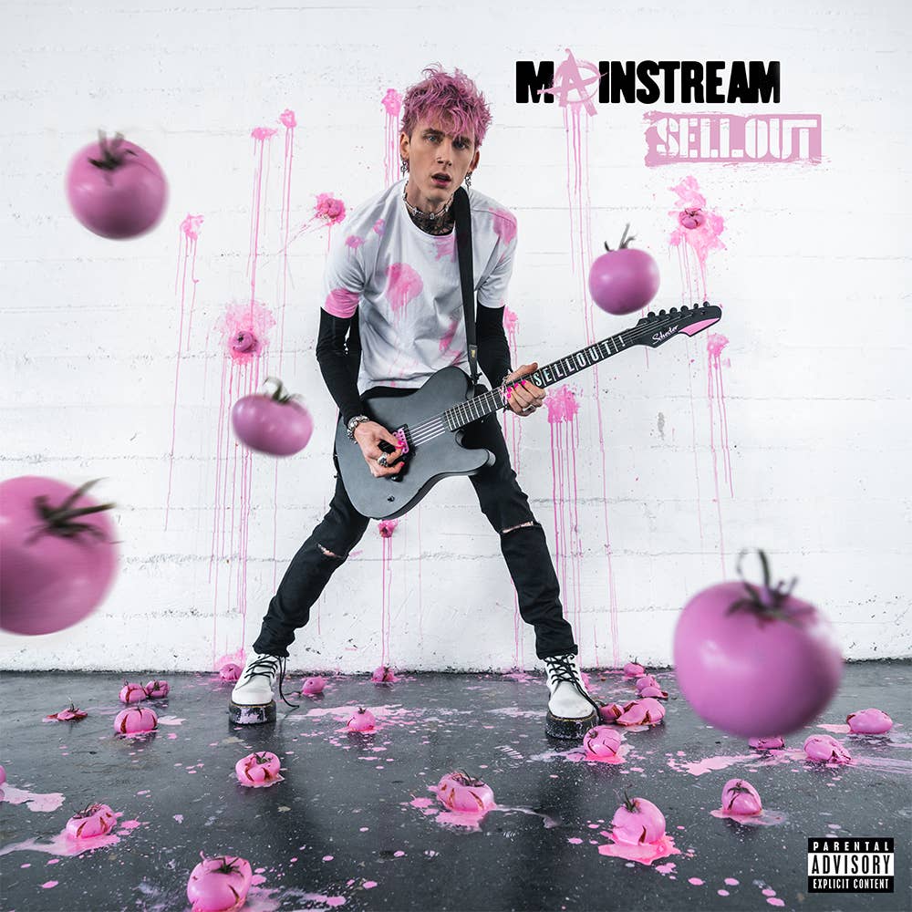 The digital edition cover art for Machine Gun Kelly's 'Mainstream Sellout'