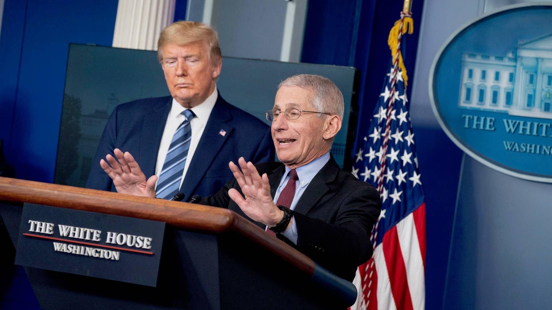 Dr. Fauci and Trump