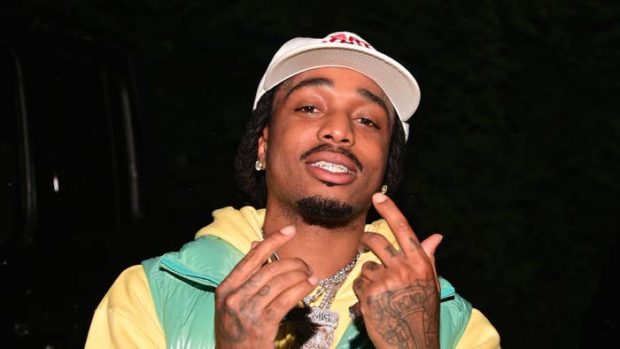 Quavo of the group Migos attends a party at Atlantis Restaurant &amp; Lounge