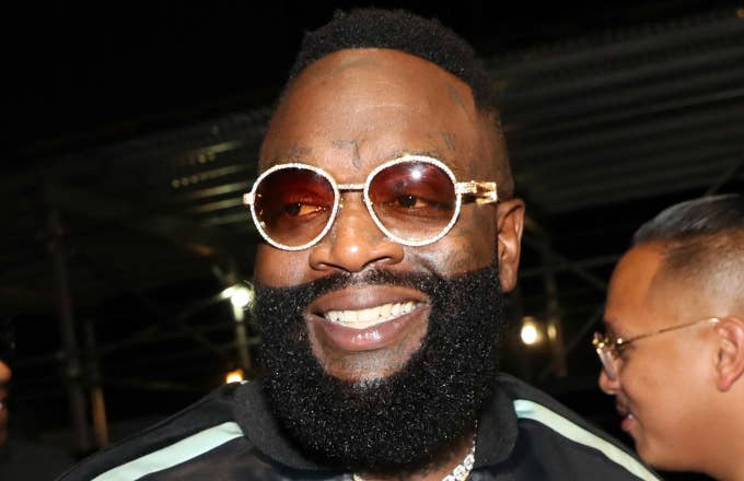 Rick Ross attends the Rick Ross "Port Of Miami 2"