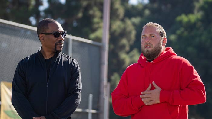 Eddie Murphy and Jonah Hill in a preview image of the Netflix comedy &#x27;You People&#x27;