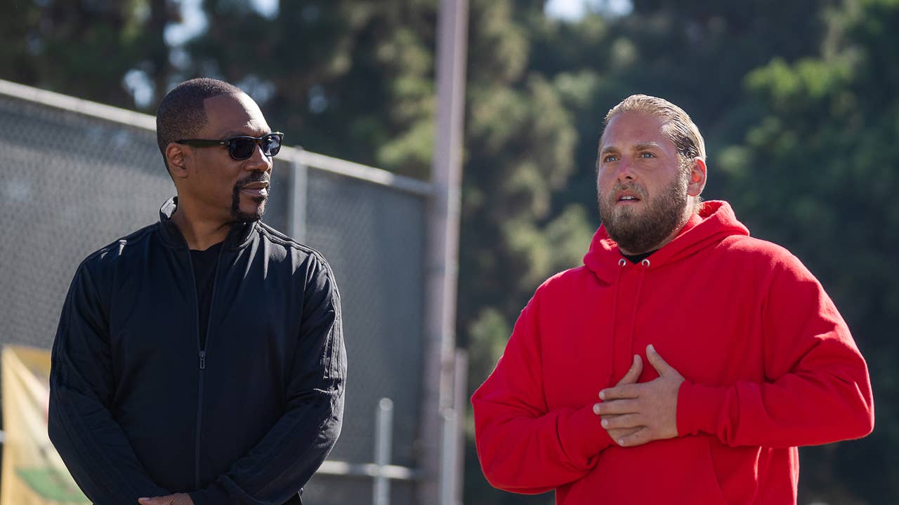 Eddie Murphy and Jonah Hill in a preview image of the Netflix comedy 'You People'