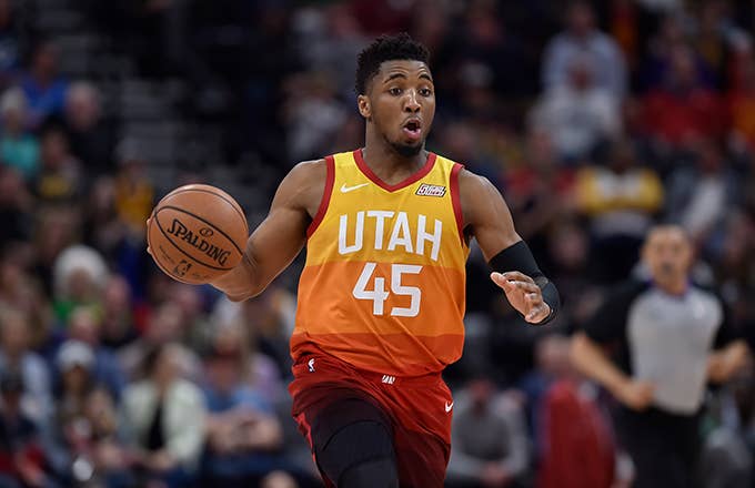 This is a photo of Donavan Mitchell.