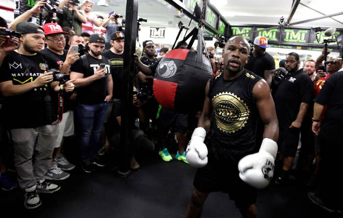 Floyd Mayweather Workout August 2017
