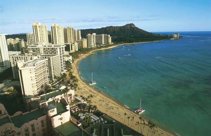 Waikiki Beach, Oahu Island, Hawaii, United States of America