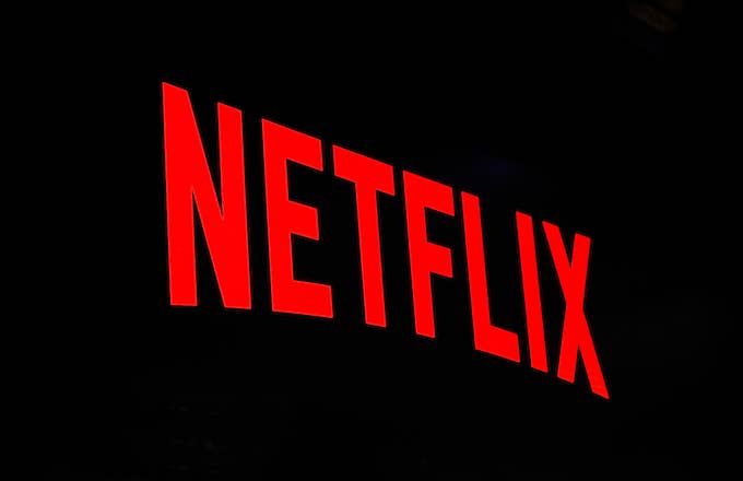 Netflix logo exhibited during the Mobile World Congress, .