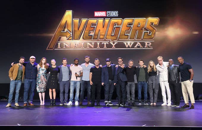 'Avengers: Infinity War' cast photo.