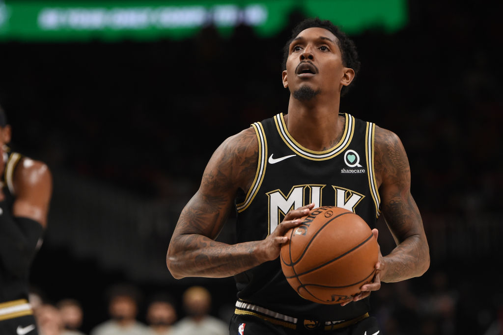 Lou Williams Free Throw Hawks 2021