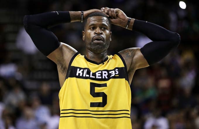Stephen Jackson plays in the Big 3.