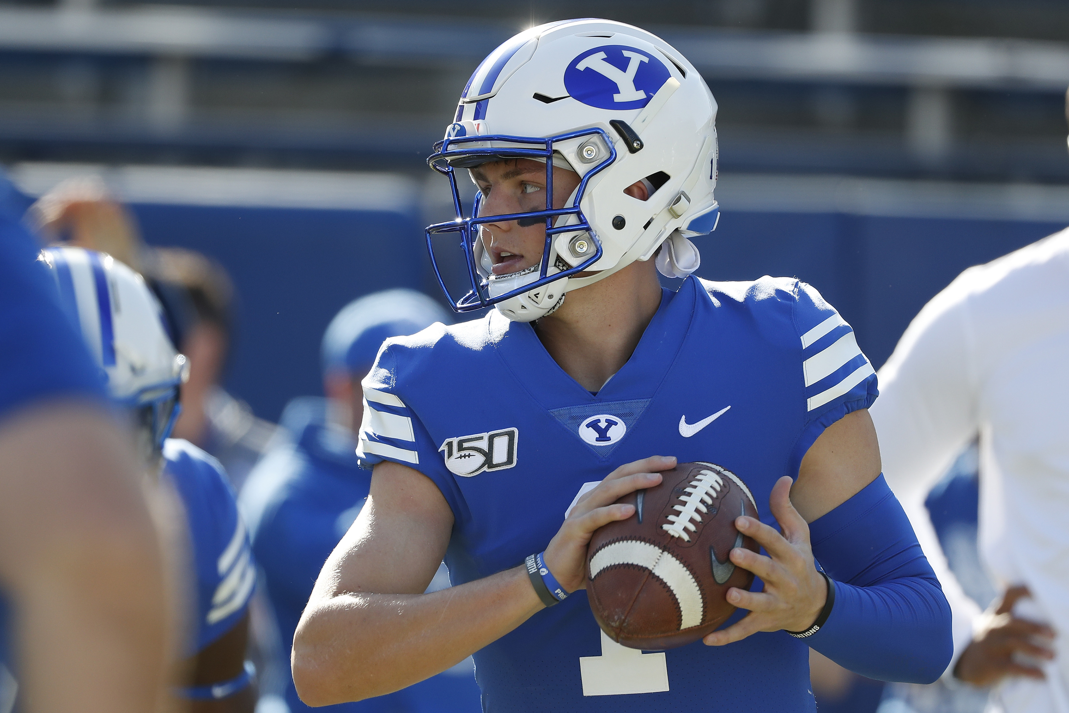 Zach Wilson BYU Warmup 2019