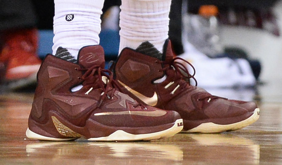 LeBron James Wearing the &quot;Greatness&quot; Nike LeBron 13
