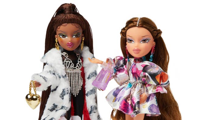 Two Bratz dolls are shown.