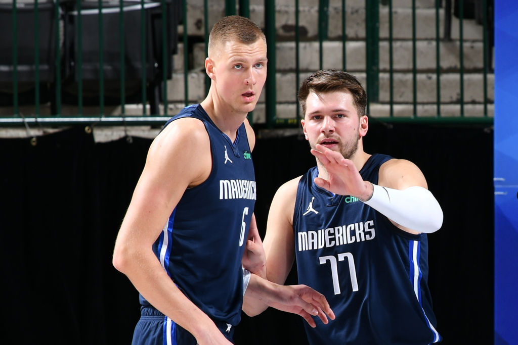 Kristaps Porzingis Luka Doncic 2021