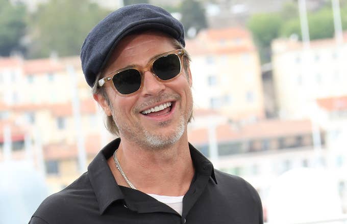 Brad Pitt attends the photocall for "Once Upon A Time In Hollywood."
