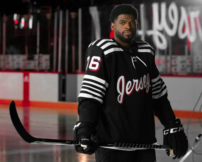 P.K. Subban in the New Jersey Devils alternate jersey