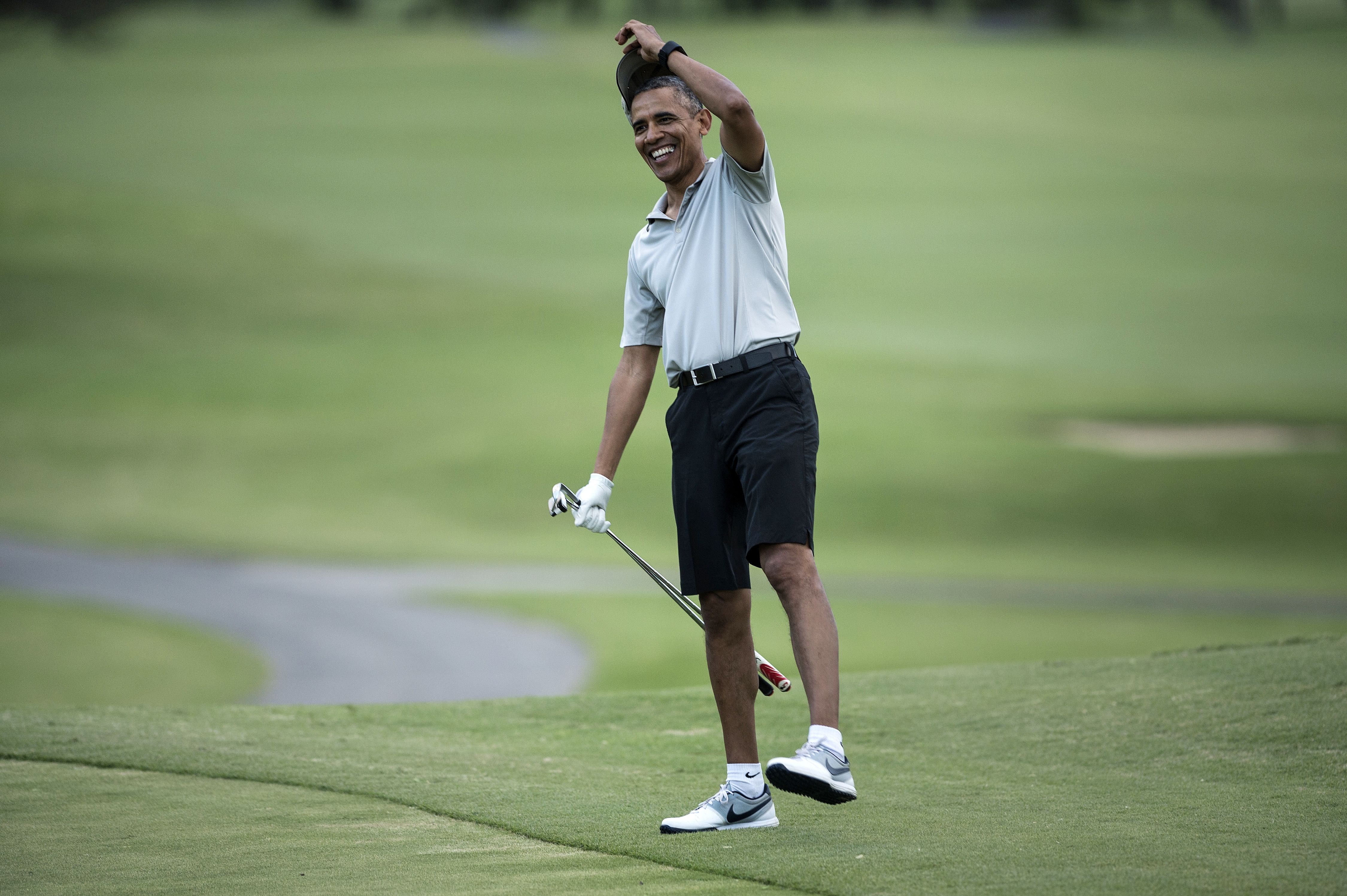 President Obama Hawaii Golf 2015