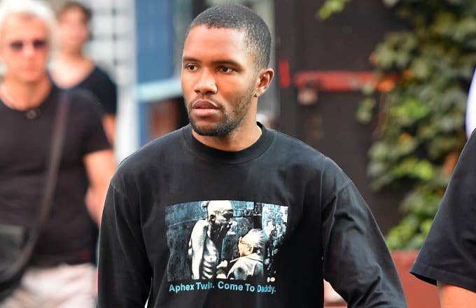 Frank Ocean walks down the street.