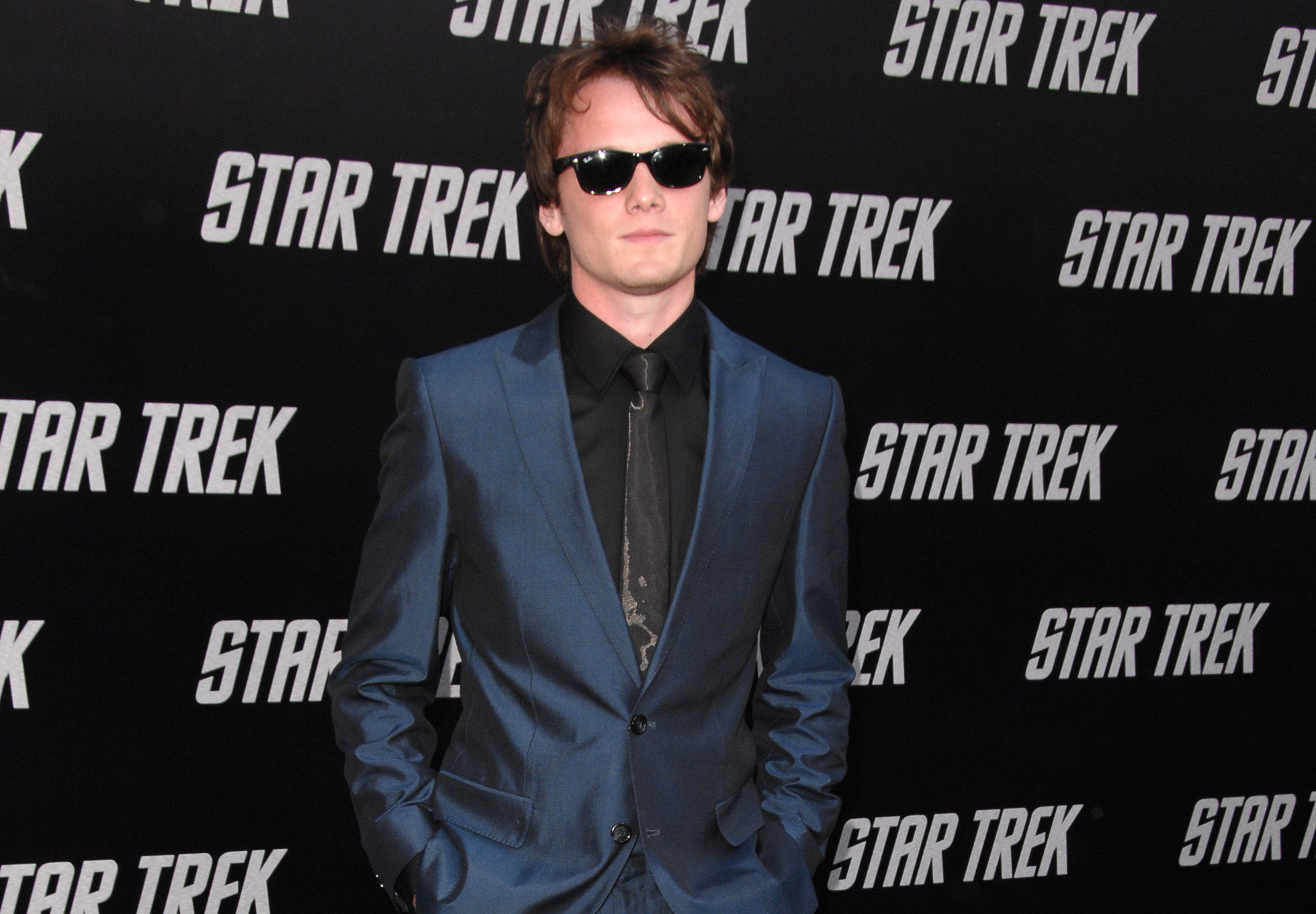 Anton Yelchin arrives at the Los Angeles premiere of &#x27;Star Trek&#x27;