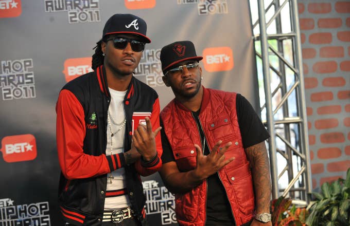 Rap artist Future and Rocco attends the BET Hip Hop Awards 2011