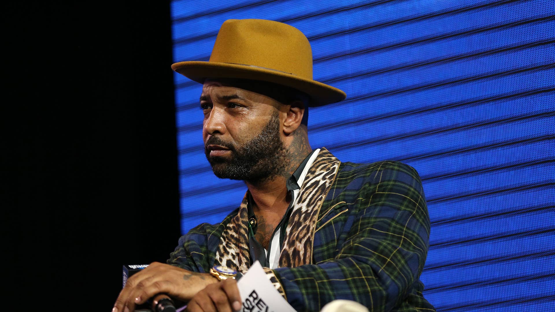Joe Budden speaks onstage at the REVOLT X AT&T 3 Day Summit In Los Angeles