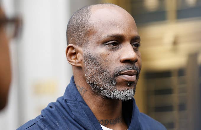 Rapper DMX is arraigned in court after tax evasion charges.