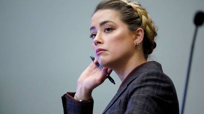 Amber Heard in court on May 2