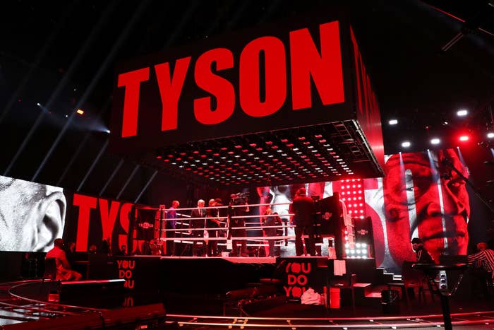 Tyson Ring Staples Center 2020