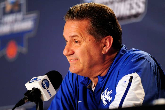 John Calipari Kentucky 2016 NCAA Tournament