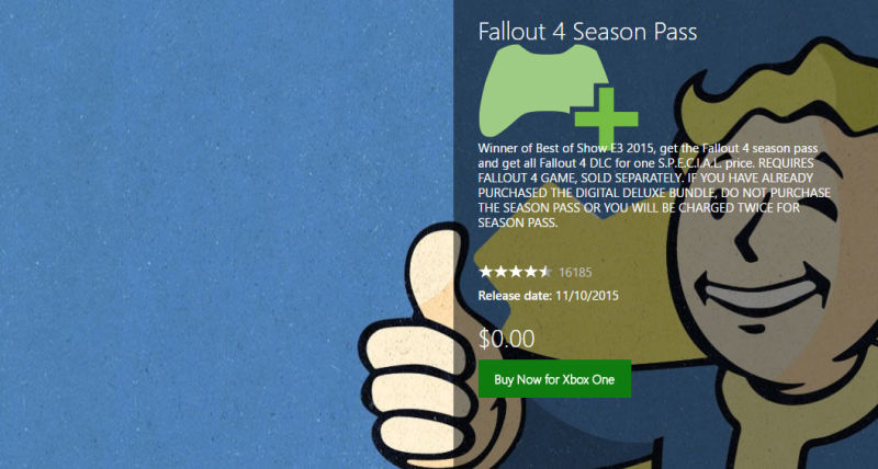 Fallout 4 xbox sale store