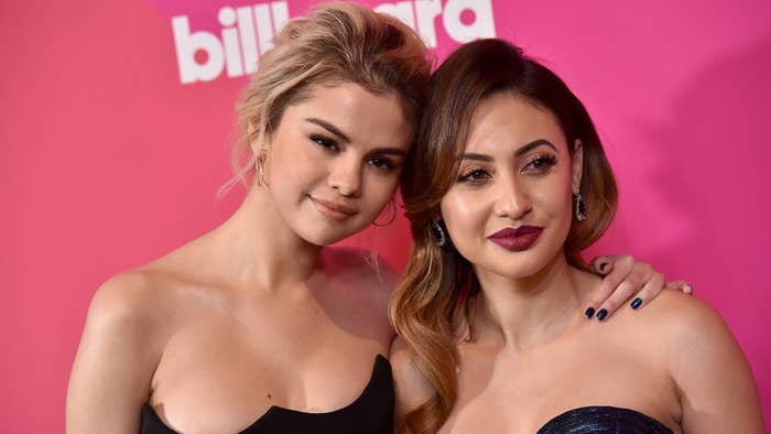 Singer and actress Selena Gomez and actress Francia Raisa arrive at the Billboard Women In Music 2017