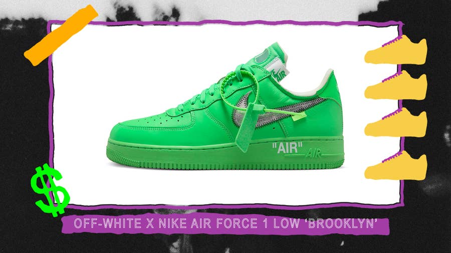 The Off-White Nike Air Force 1 Low Brooklyn Is The Best Sneaker To Resell  In September