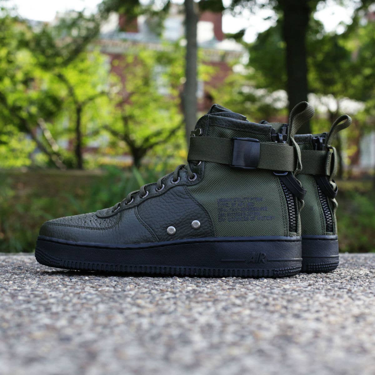 Nike SF Air Force 1 Mid Sequoia Release Date Profile 917753 300